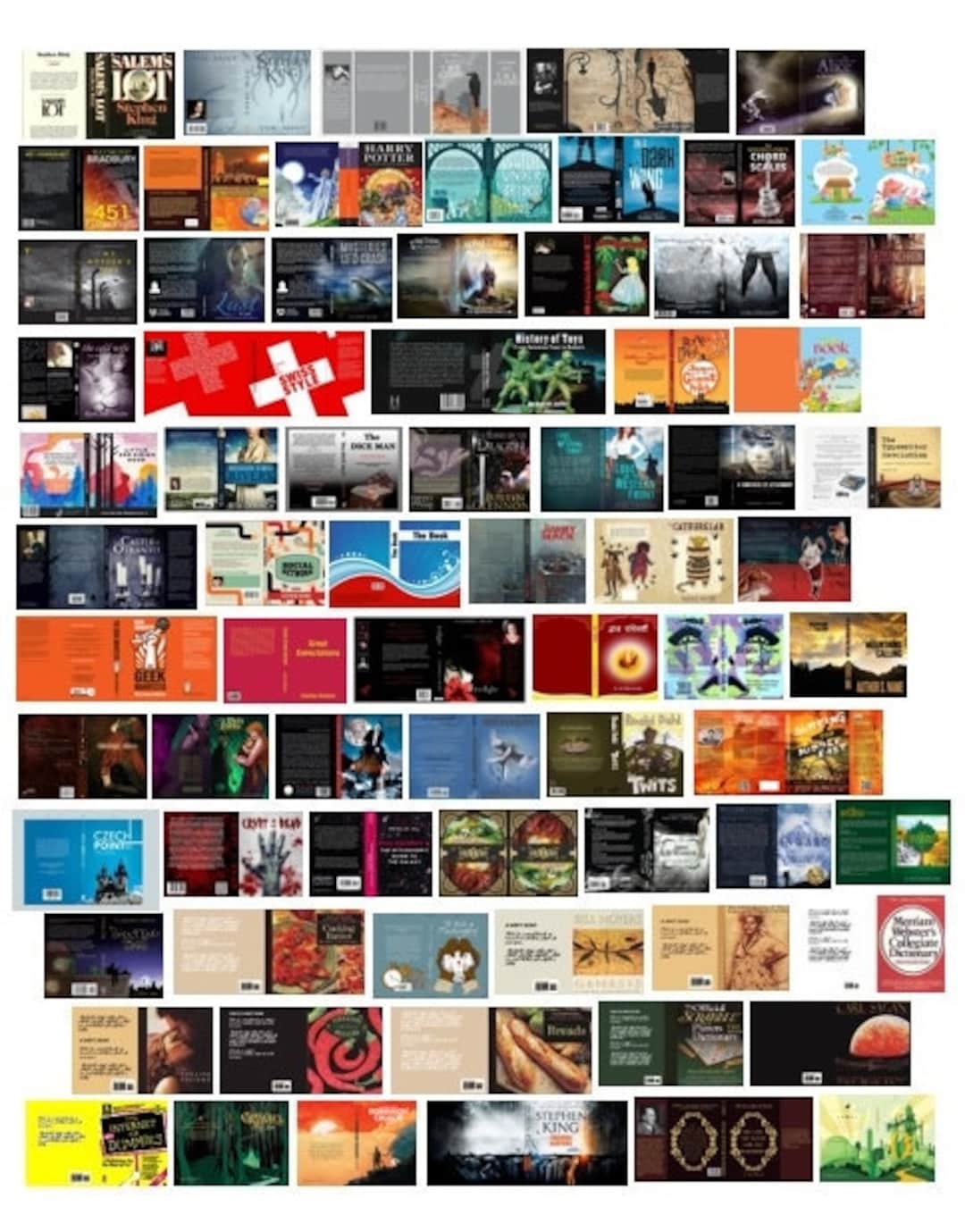 1 24 SCALE Printable Miniature Book Covers 2 75 Covers In PDF Etsy