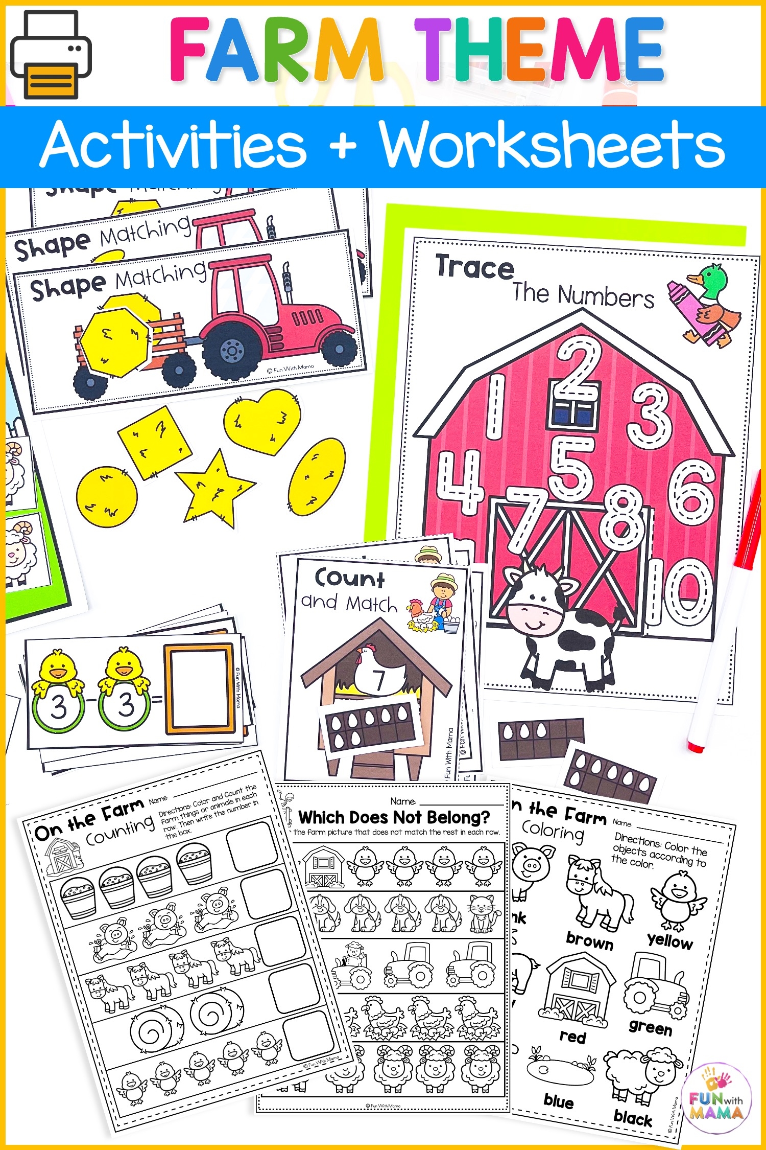 14 Farm Activities For Preschoolers Fun With Mama