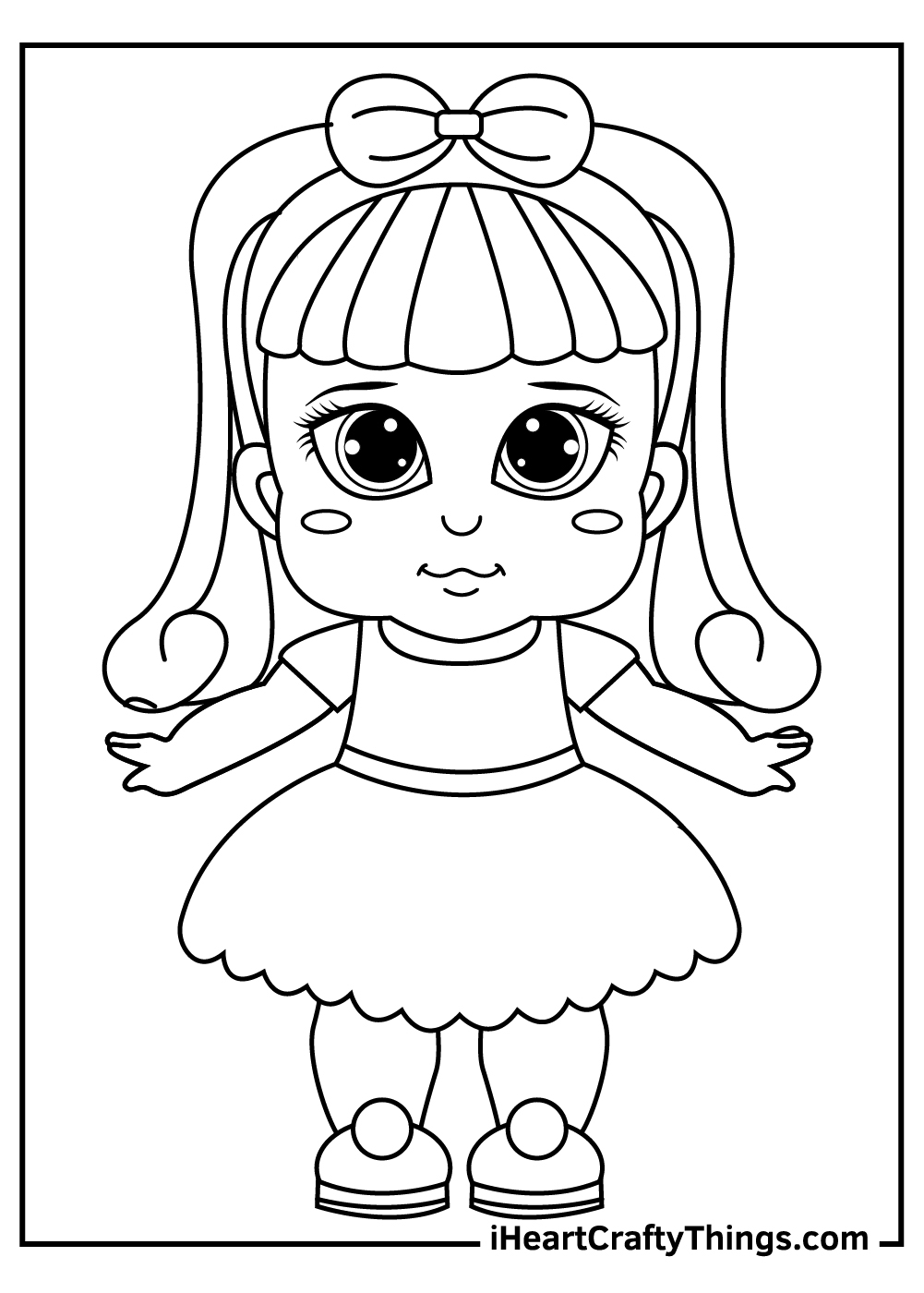 15 Dolls Coloring Pages 100 Free Printables 