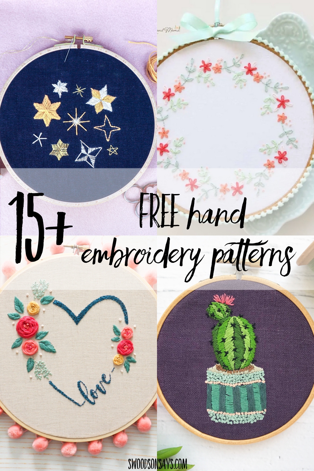 Free Printable Hand Embroidery Patterns