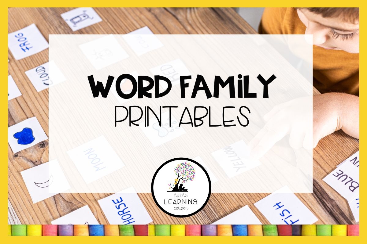 Word Family Free Printables