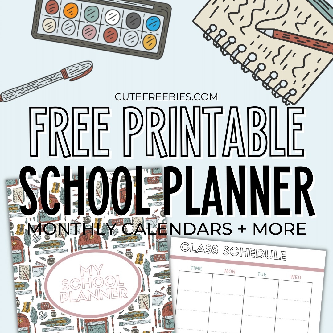 Free Student Planner Printables