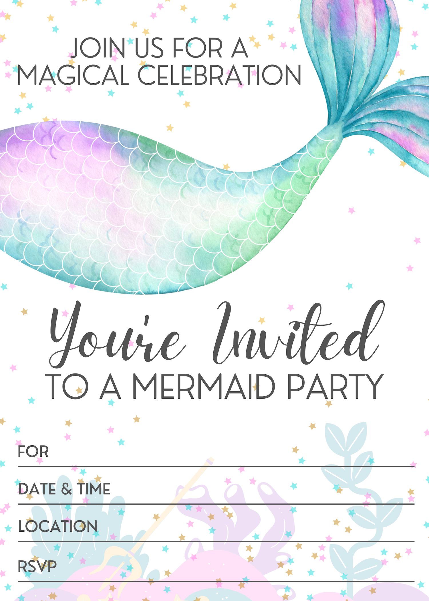 22 Fun Mermaid Themed Party Ideas Invitations Decorations Activities
