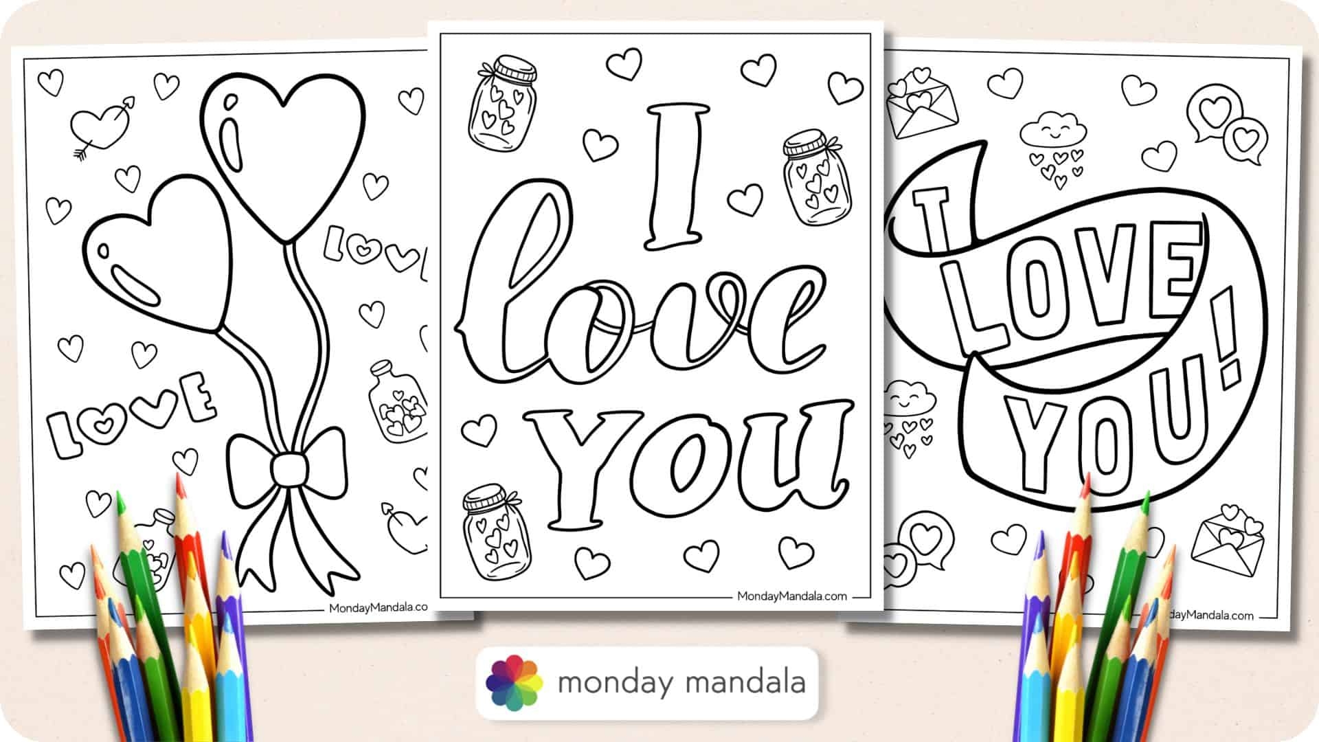 Free Anniversary Printables Coloring Heart
