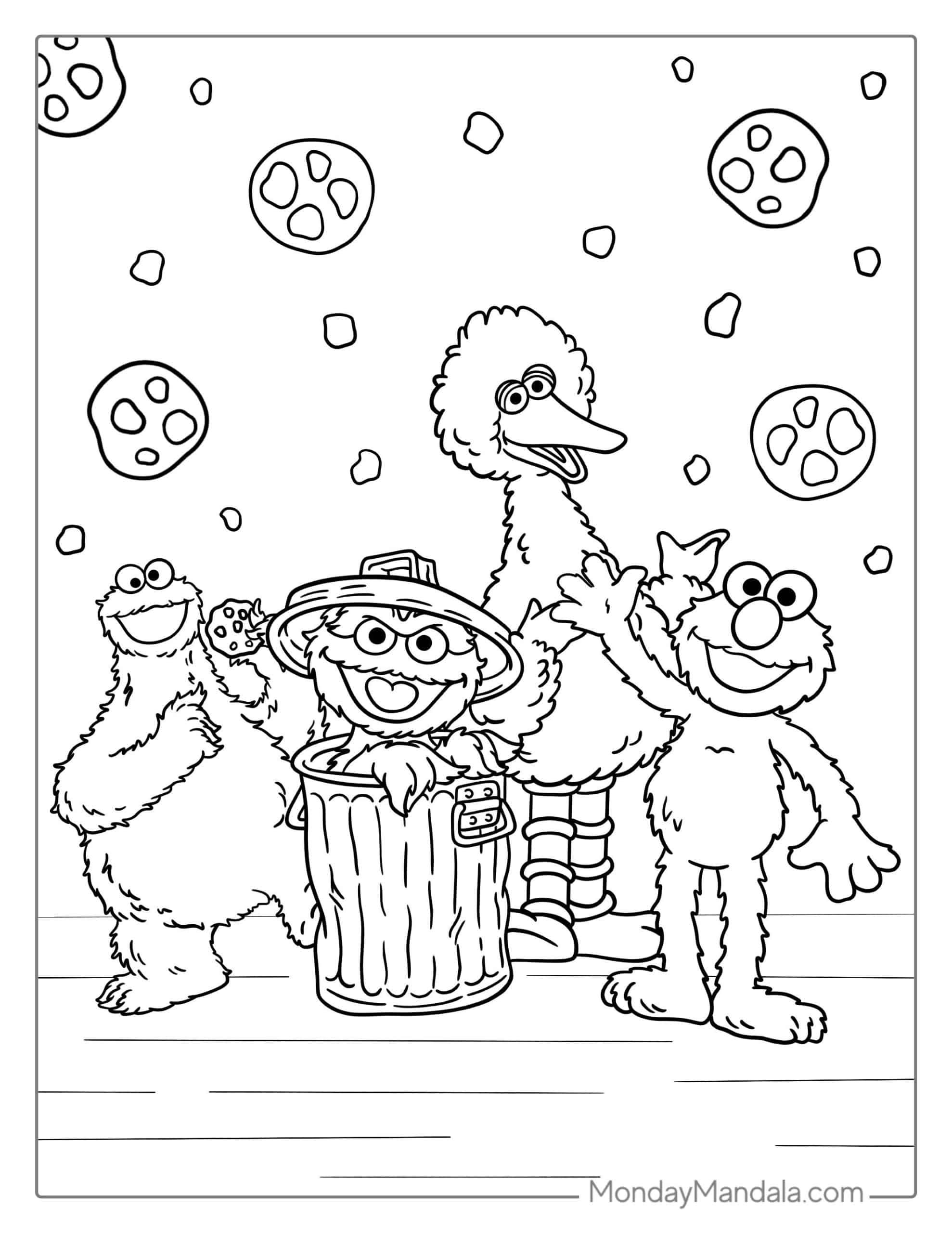 24 Elmo Coloring Pages Free PDF Printables 