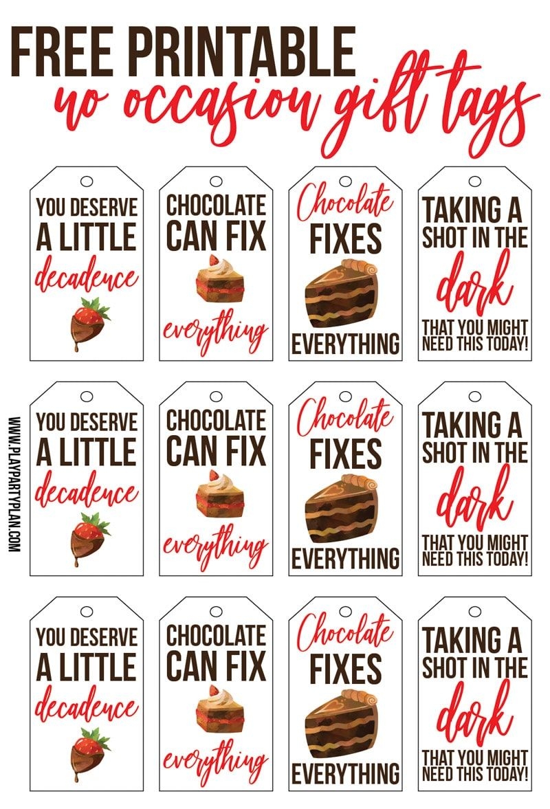 Free Printable Gift Baskets Labels