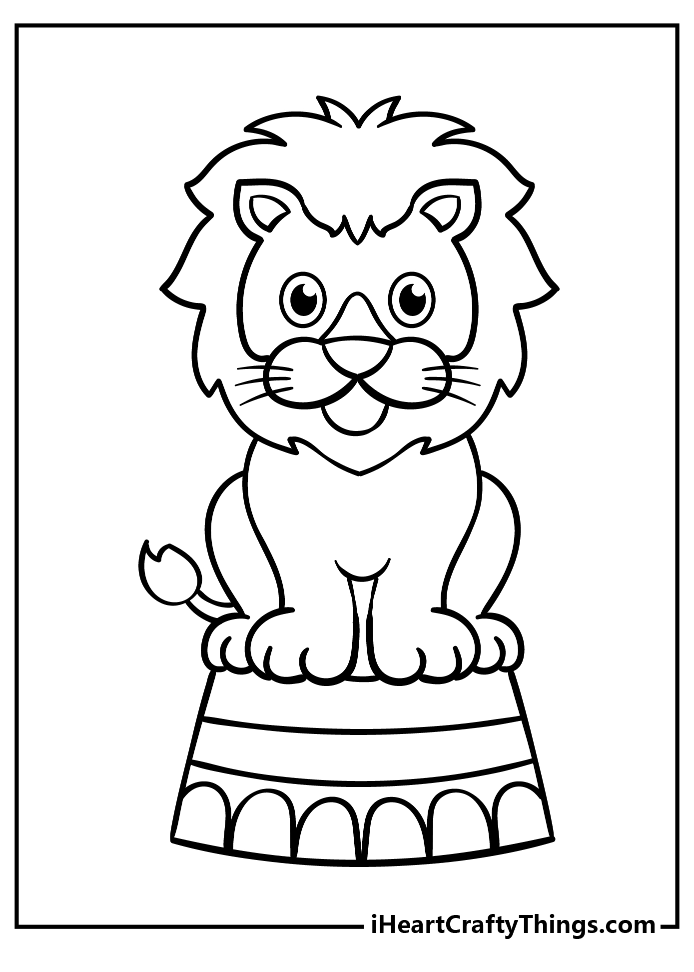 Free Printable Circus Coloring Pages