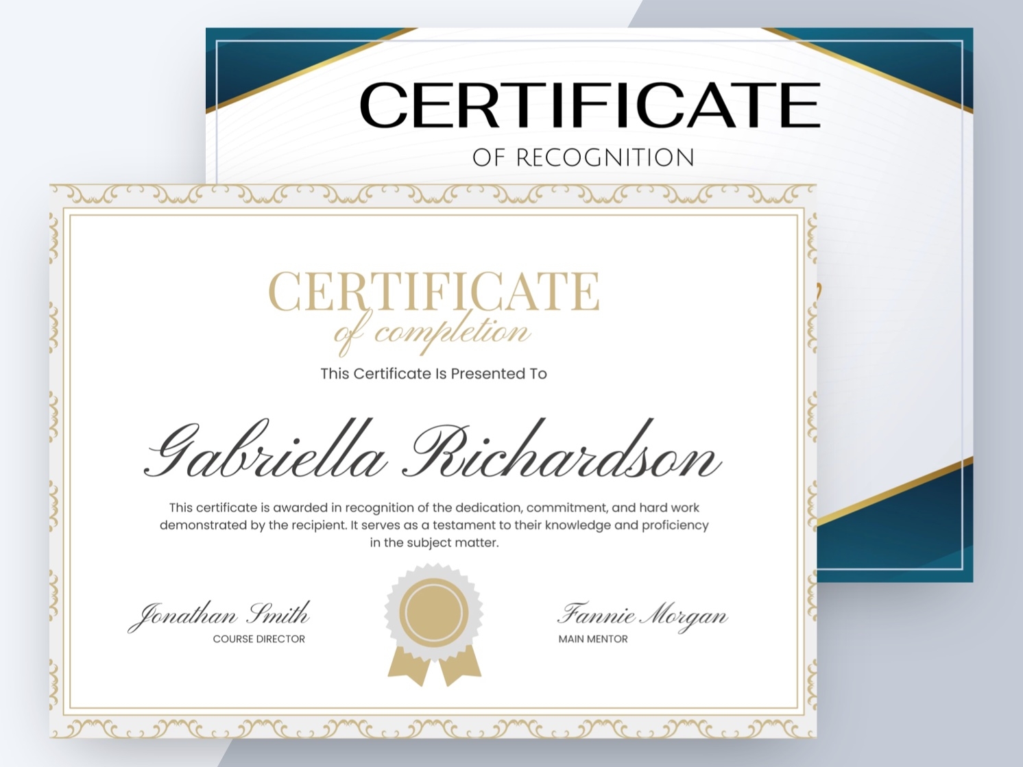Free Certificate Templates Printable