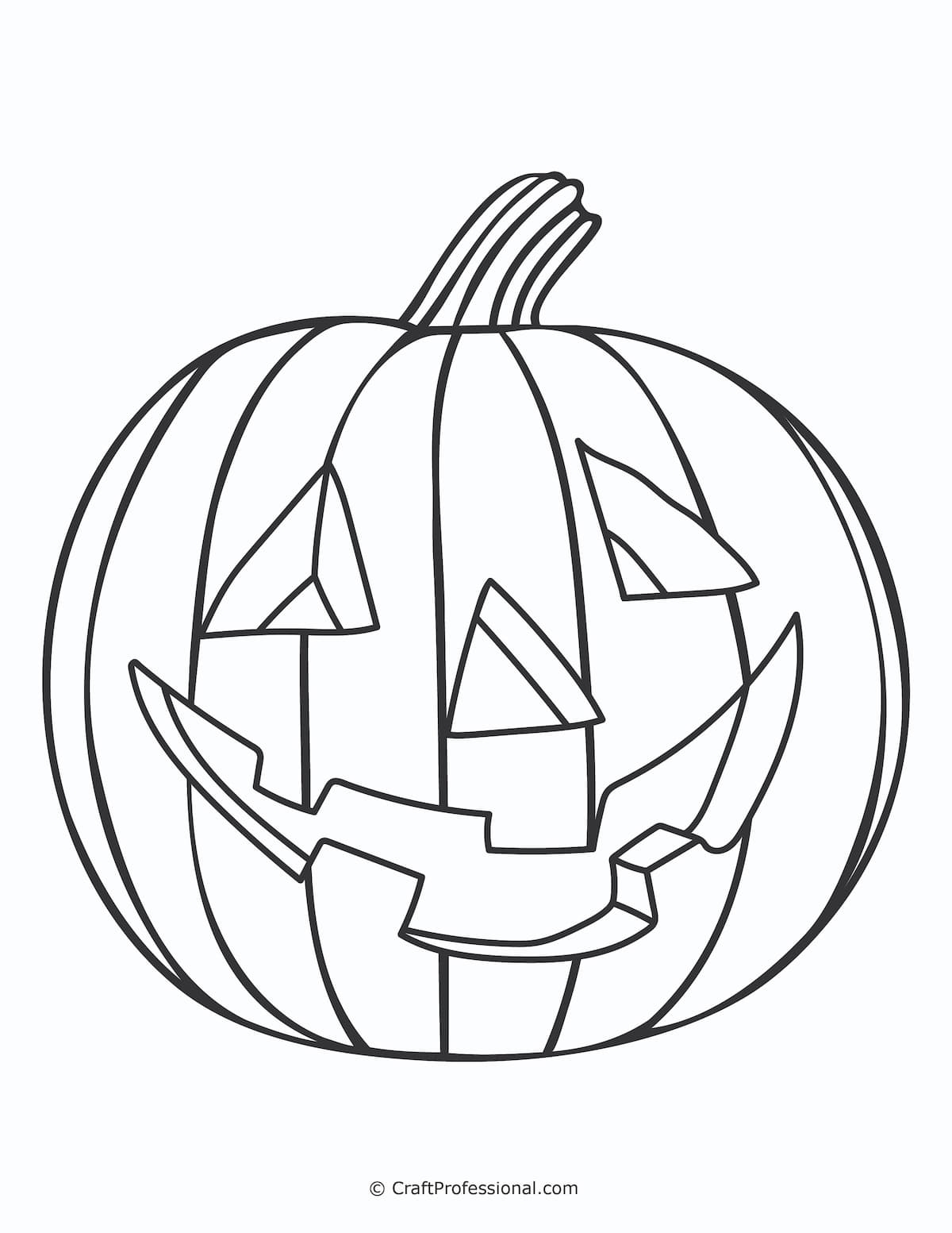 27 Pumpkin Coloring Pages Free Printables For Kids Adults To Color