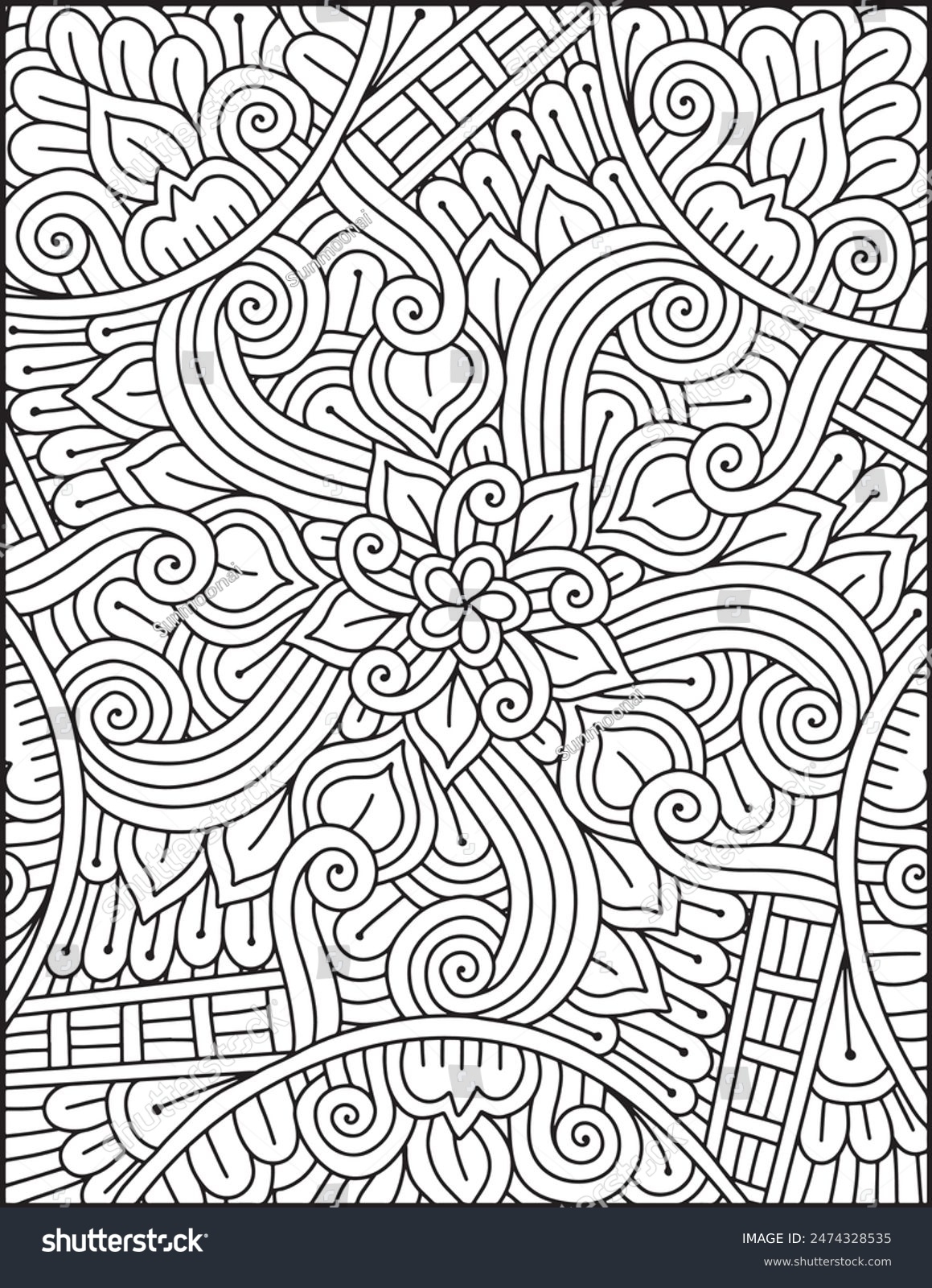 289 931 Coloring Pages Adults Royalty Free Photos And Stock Images Shutterstock