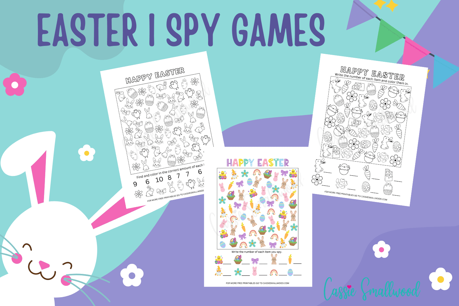 3 Cute Easter I Spy Free Printables Cassie Smallwood