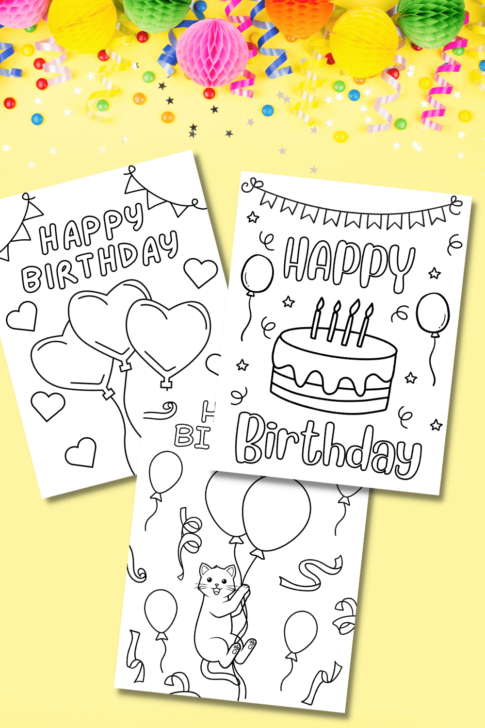 30 Free Printable Happy Birthday Coloring Pages For Kids Prudent Penny Pincher