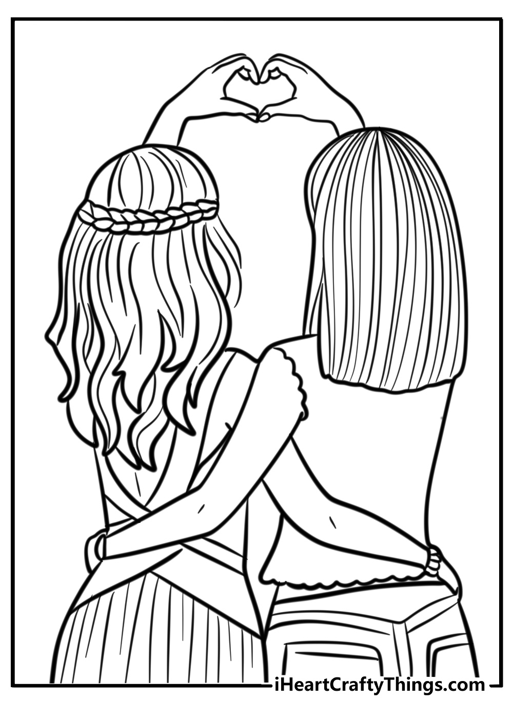 30 New Best Friends Coloring Pages 100 Free To Print 