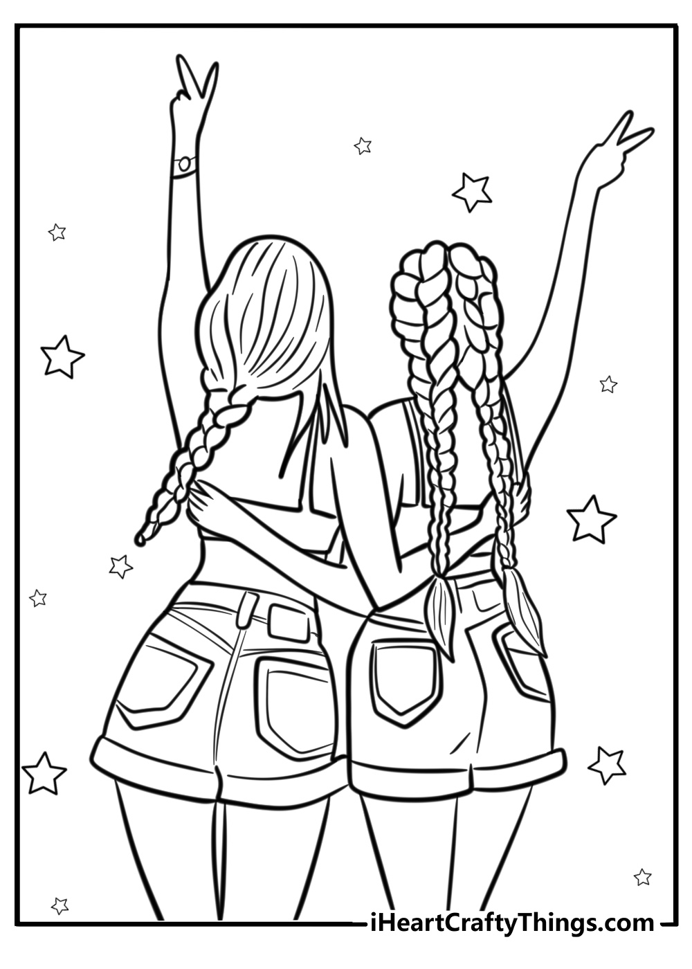 30 New Best Friends Coloring Pages 100 Free To Print 