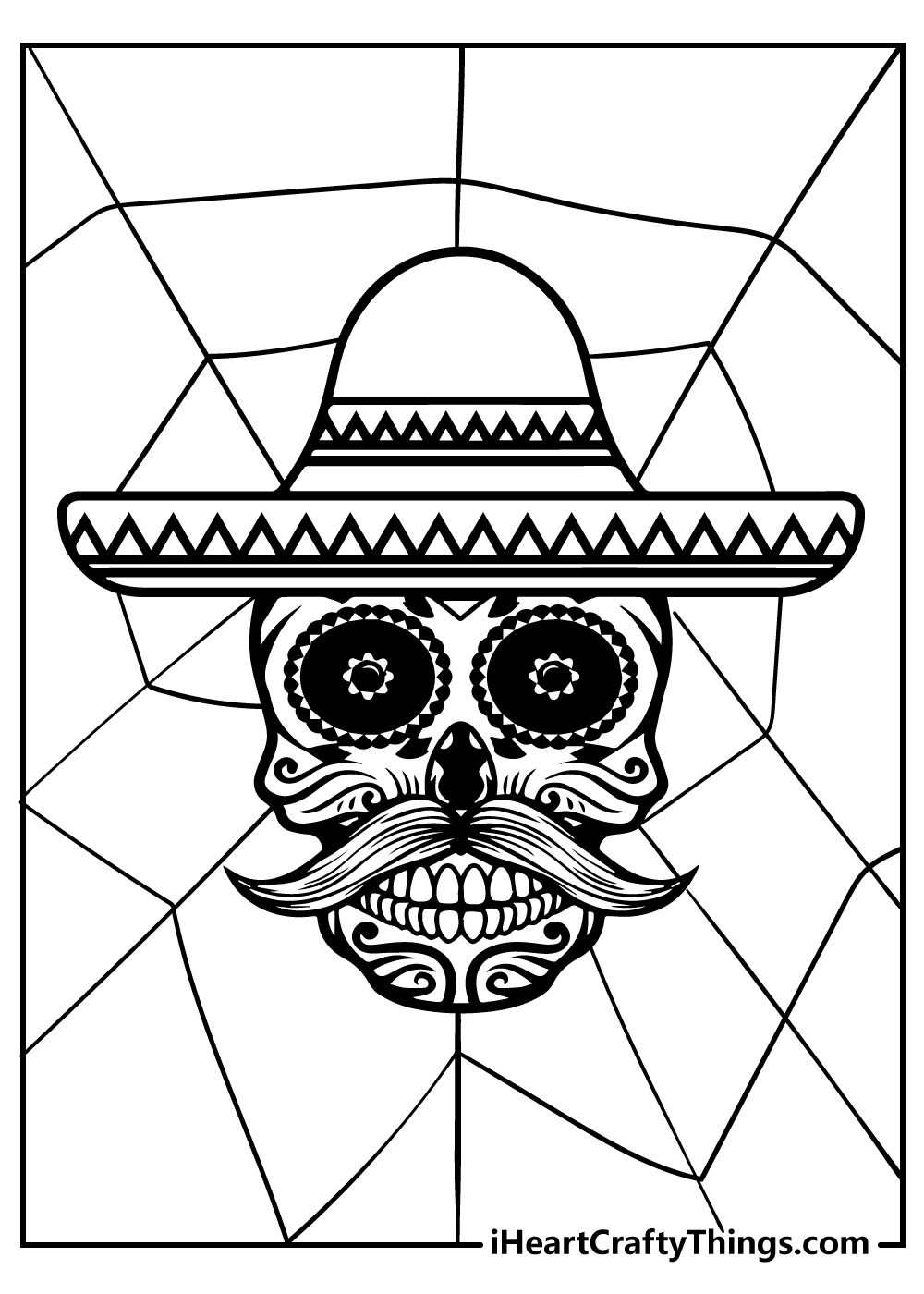 30 Sugar Skull Coloring Pages 100 Free Printables 