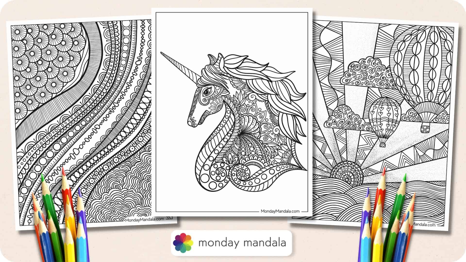 30 Zentangle Coloring Pages Free PDF Printables 