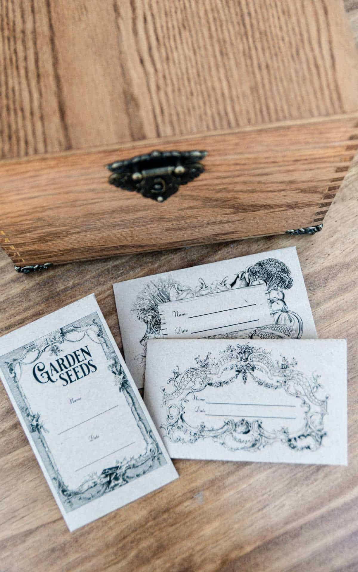 35 Free Printable Vintage Seed Packet Templates 