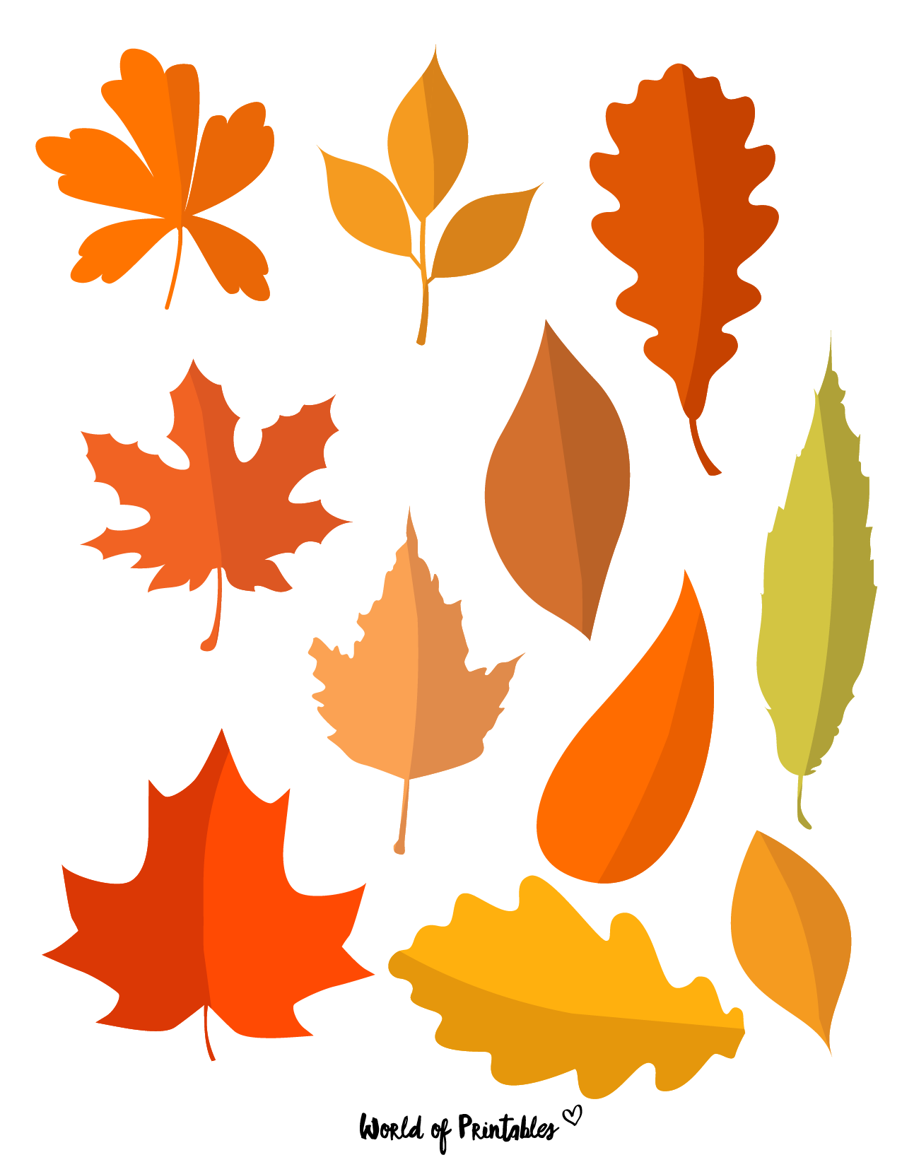 37 Printable Leaf Templates Outlines Shapes Free World Of Printables