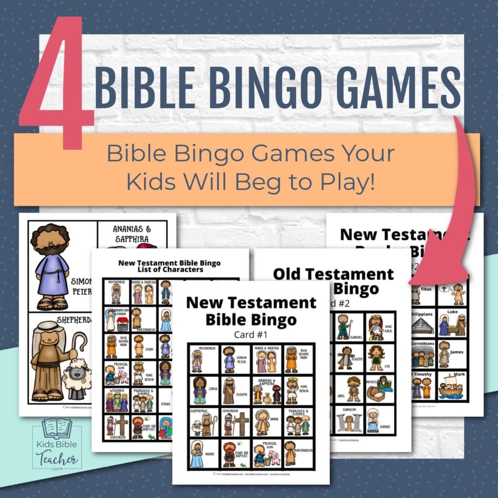 4 Bible Bingo Games Your Kids Will Love To Play Kids Bible Teacher