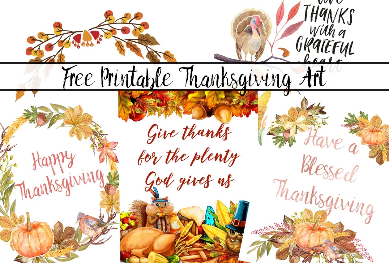 Free Printable Happy Thanksgiving