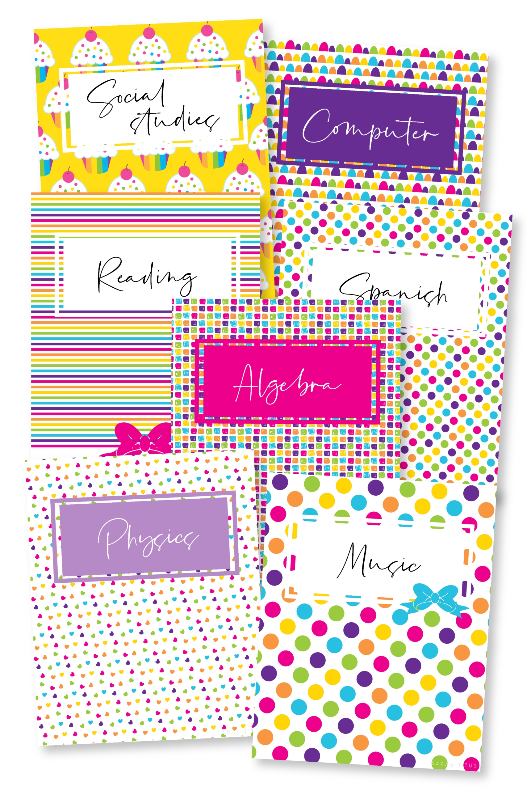 40 Binder Covers Printables Sarah Titus