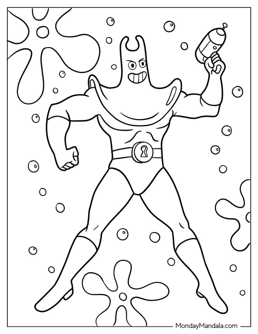 40 SpongeBob Coloring Pages Free PDF Printables 