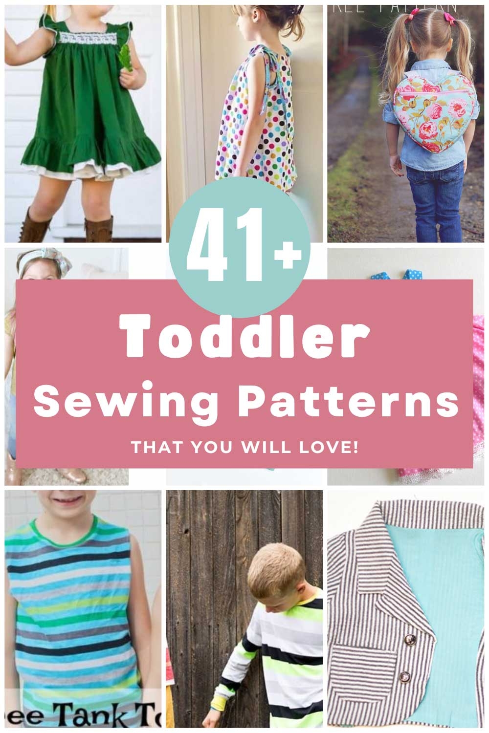 41 Adorable And Free Toddler Sewing Patterns For Beginners 