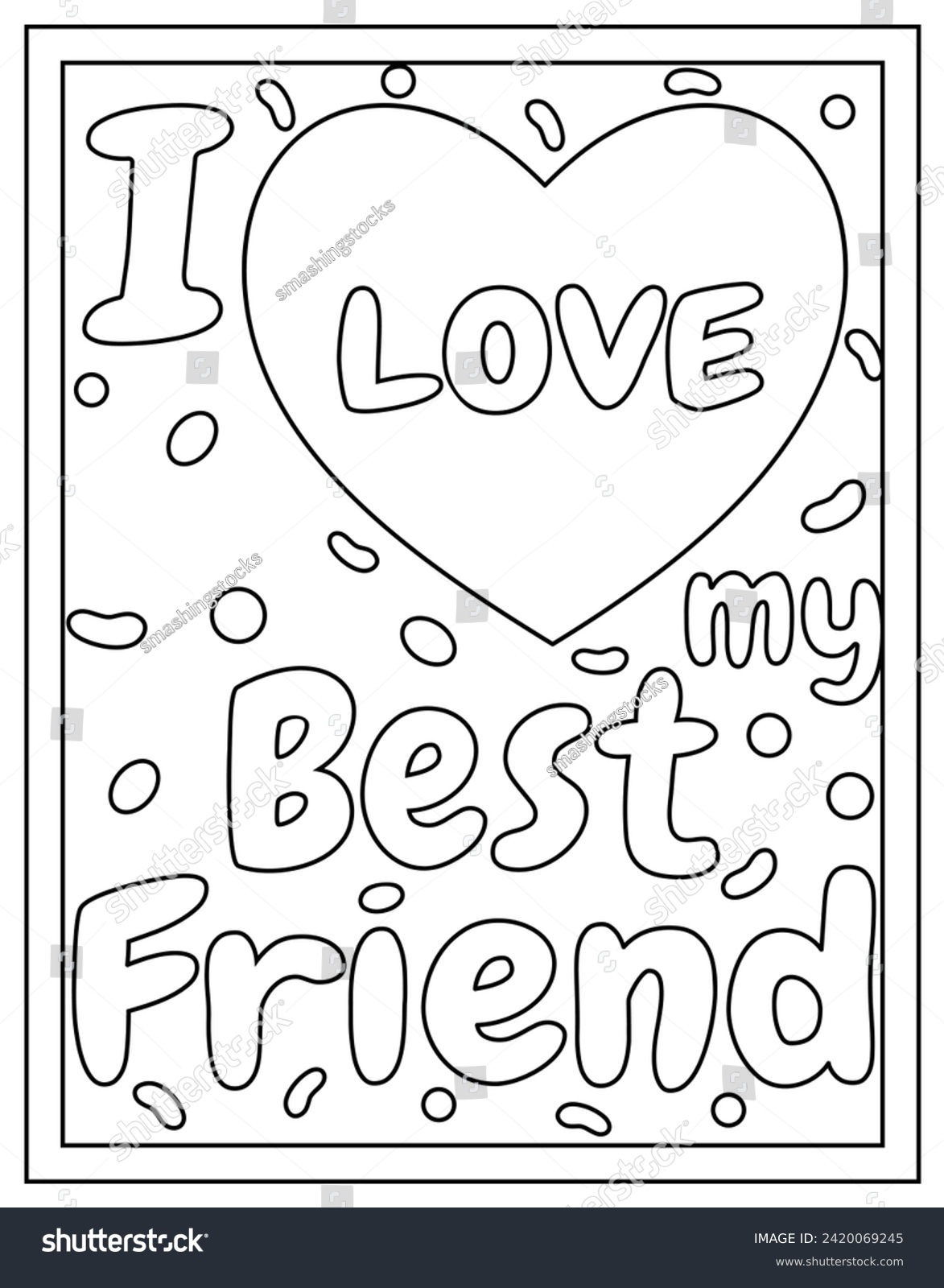 455 Best Friends Coloring Pages Royalty Free Images Stock Photos Pictures Shutterstock