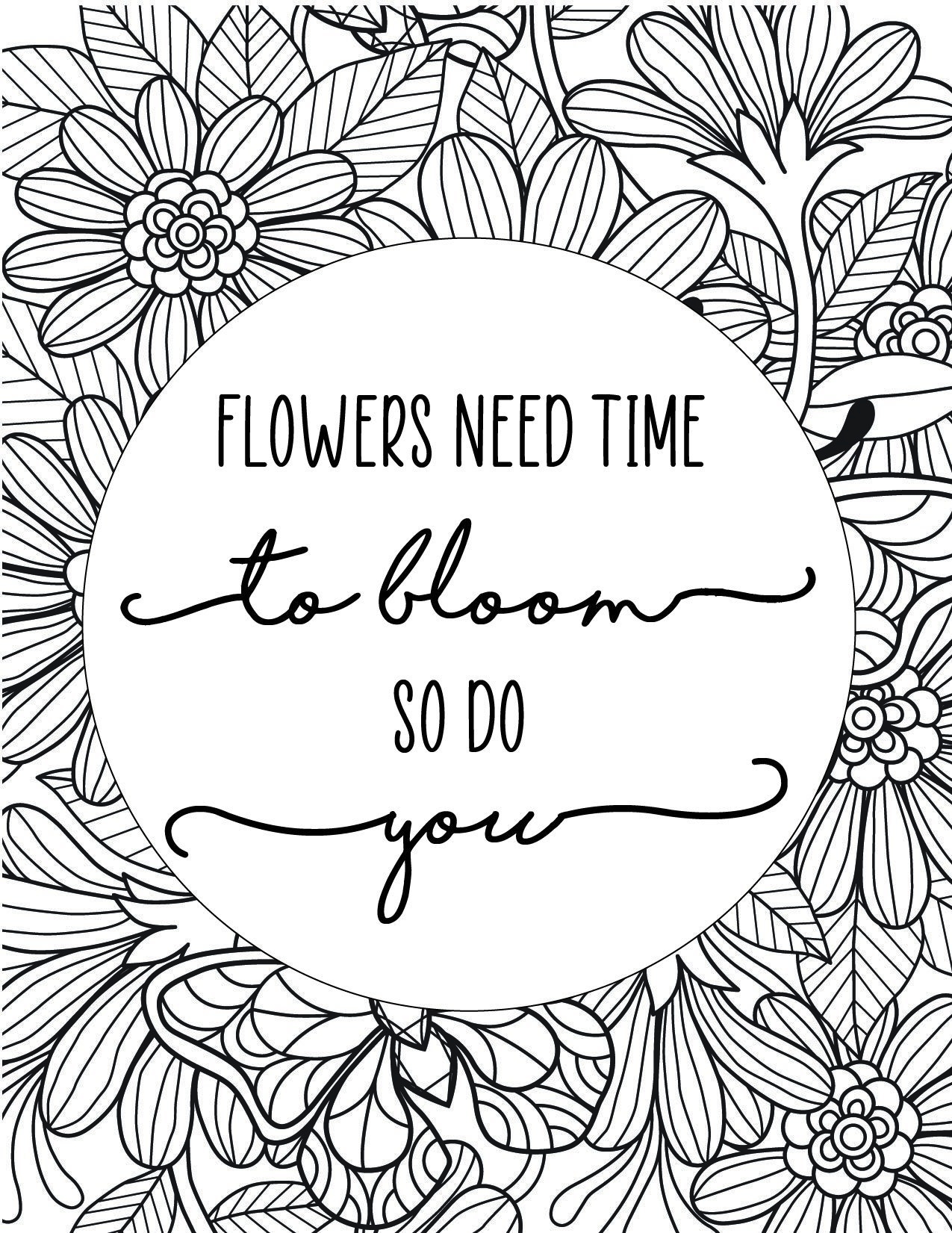 Free Printable Inspirational Coloring Sheets
