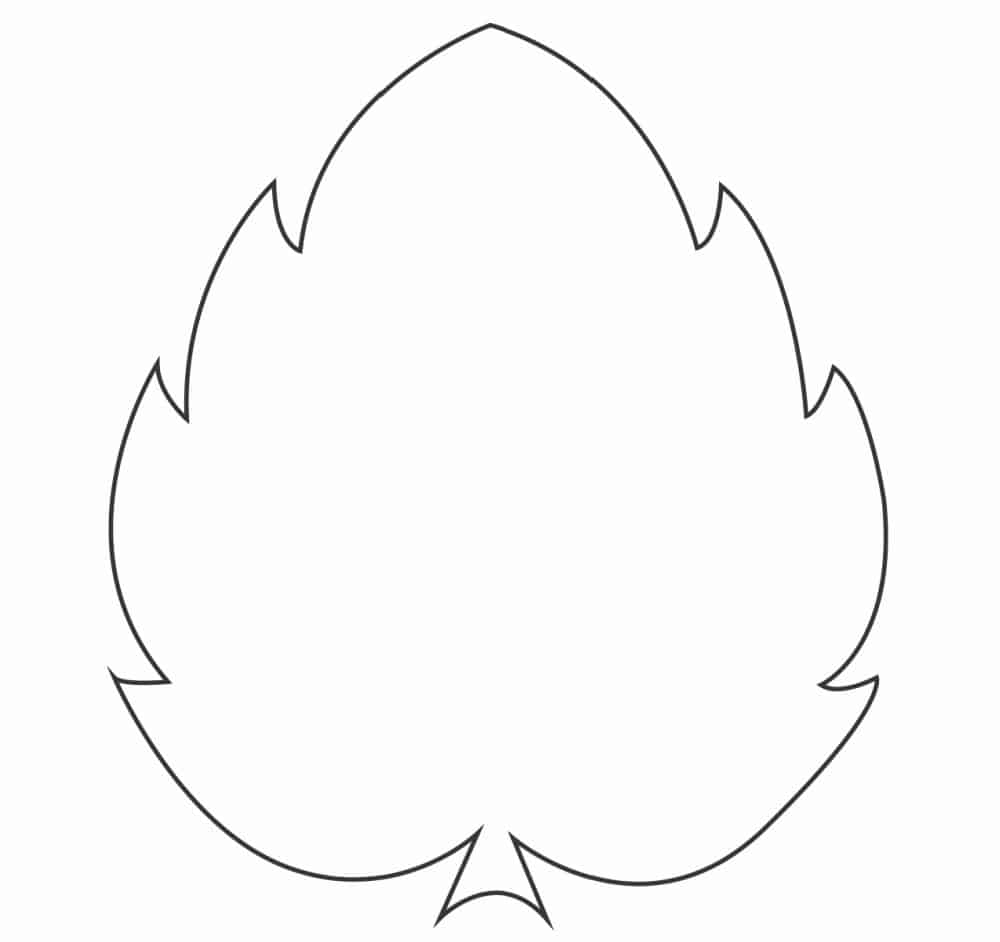 6 Free Fall Leaf Template Printables
