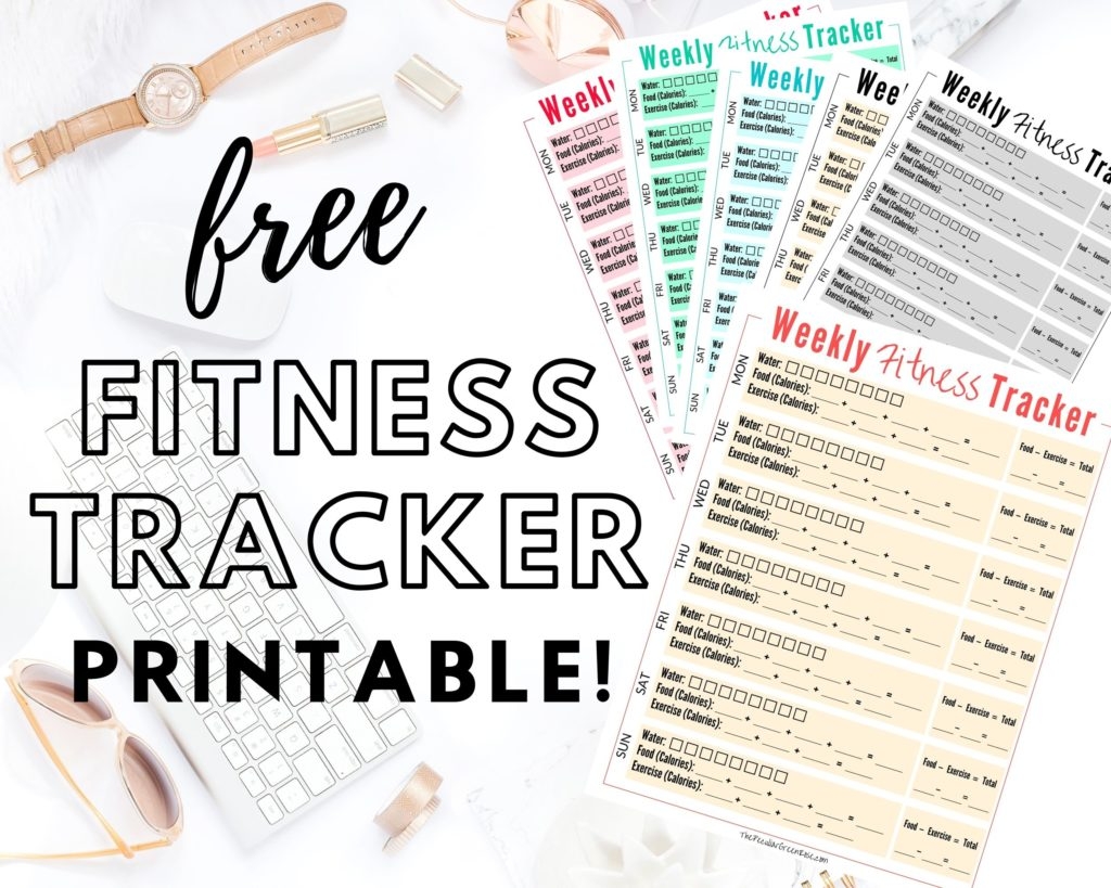 6 Free Weekly Fitness Tracker Printables The Peculiar Green Rose