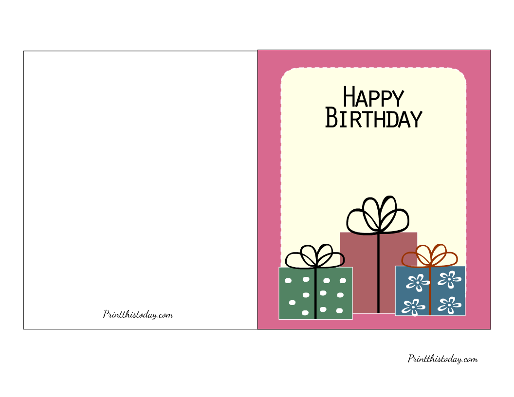 65 Cute Free Printable Birthday Cards For Everyone
