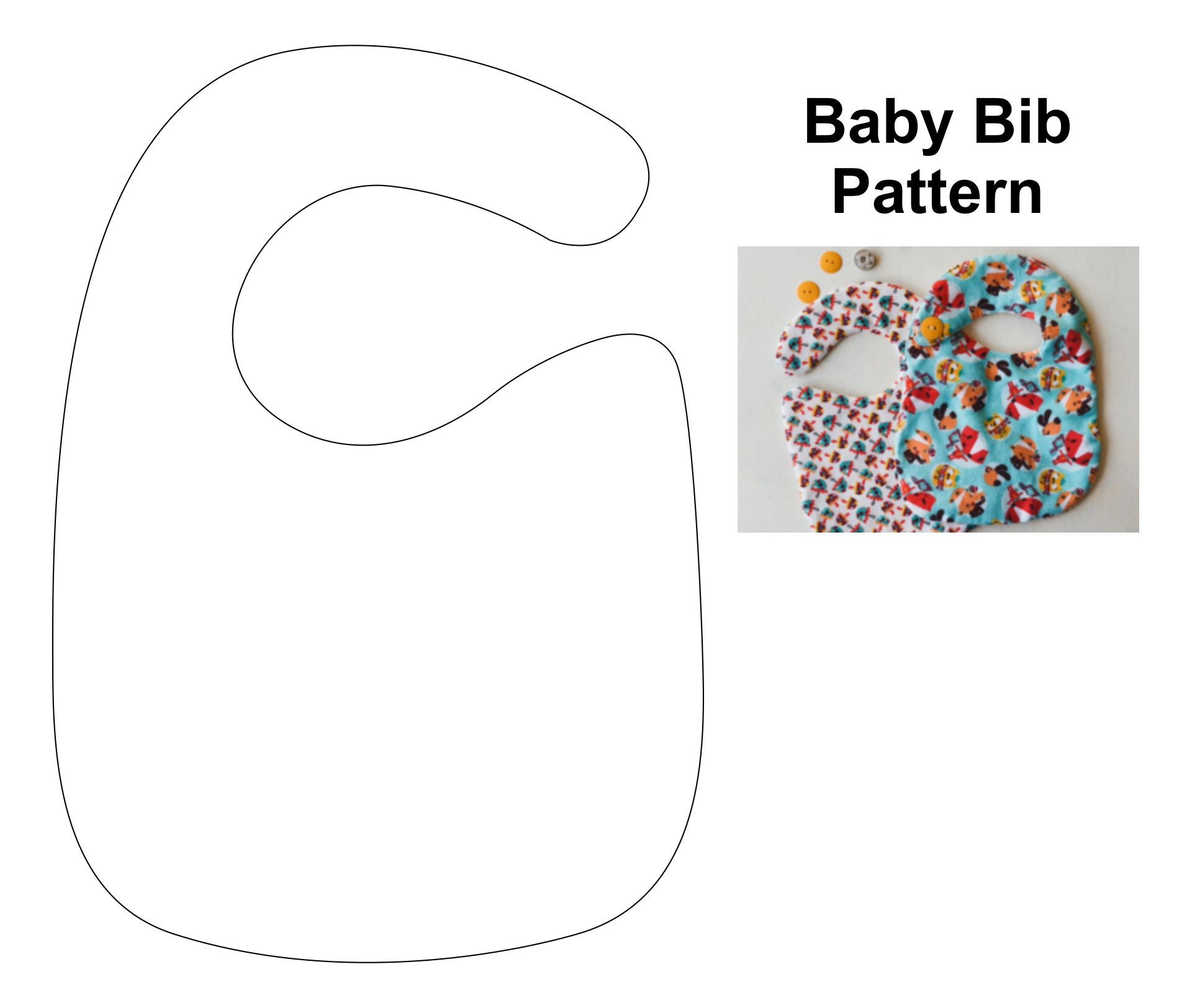 Free Printable Adult Bib Pattern
