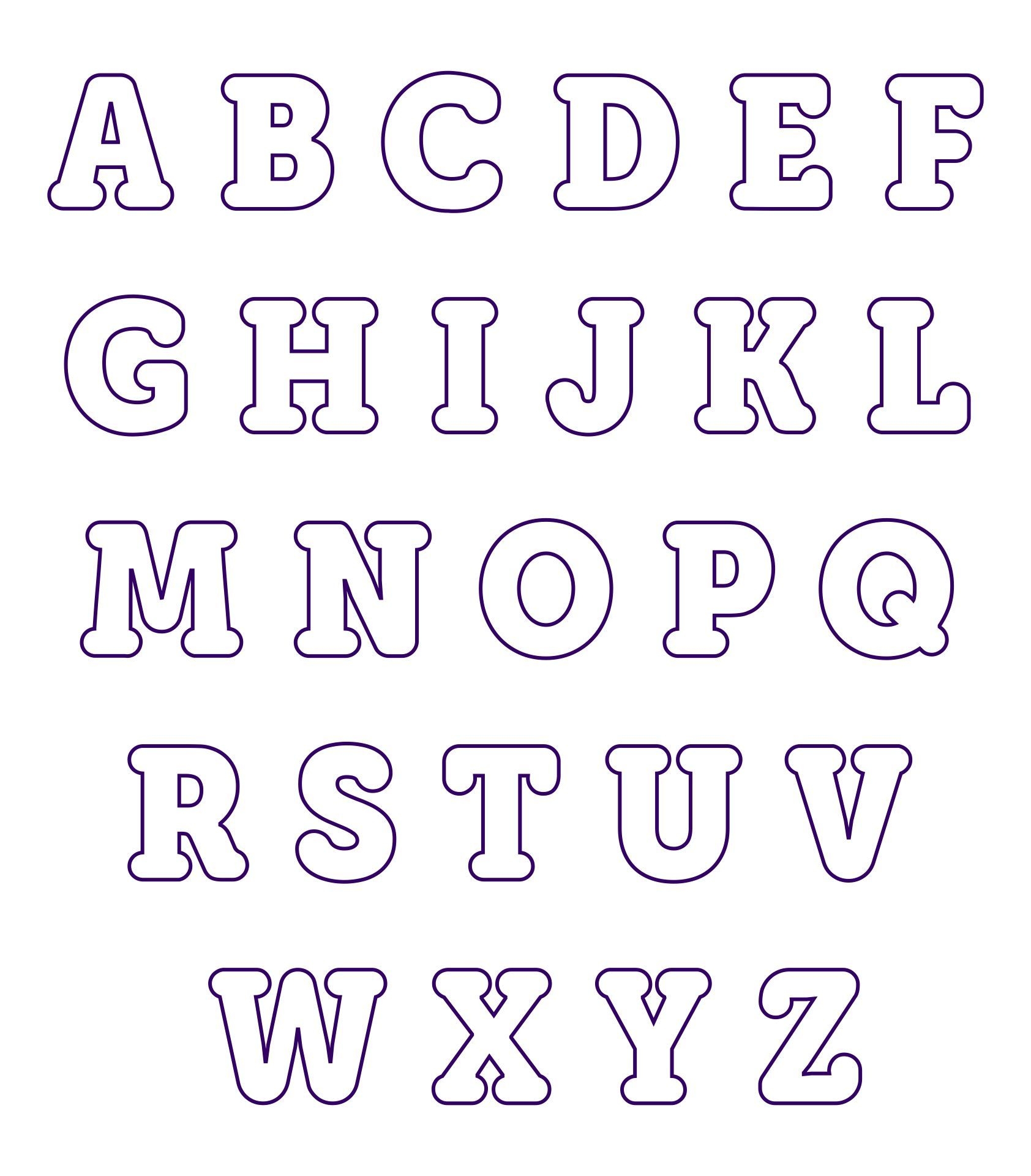 Alphabet Applique Patterns 10 Free PDF Printables Printablee