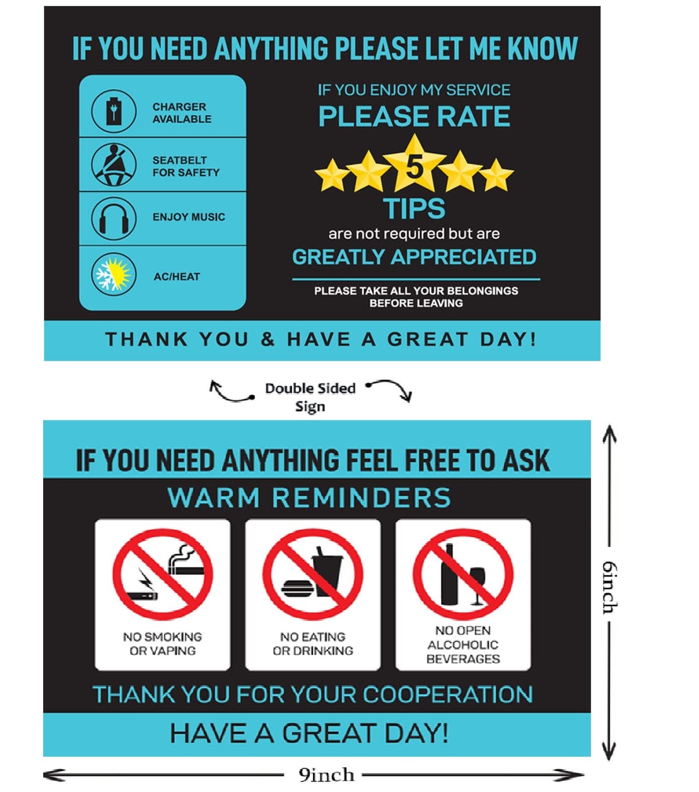 Free Printable Uber Signs