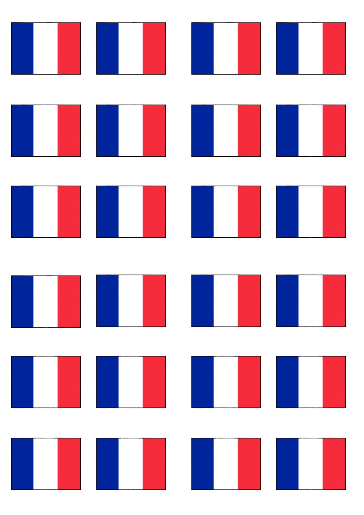Amazon 24 French Flag Cupcake Toppers France Flags Edible French Flags Flags Of The World Cake Decorations Eurovision Party Decorations France Decorations Paris Decorations Paris Cake Eiffel Tower Grocery Gourmet
