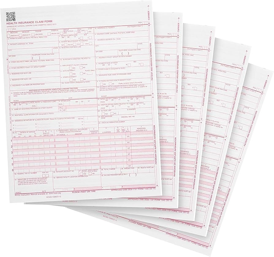 Free Cms 1500 Form Printable