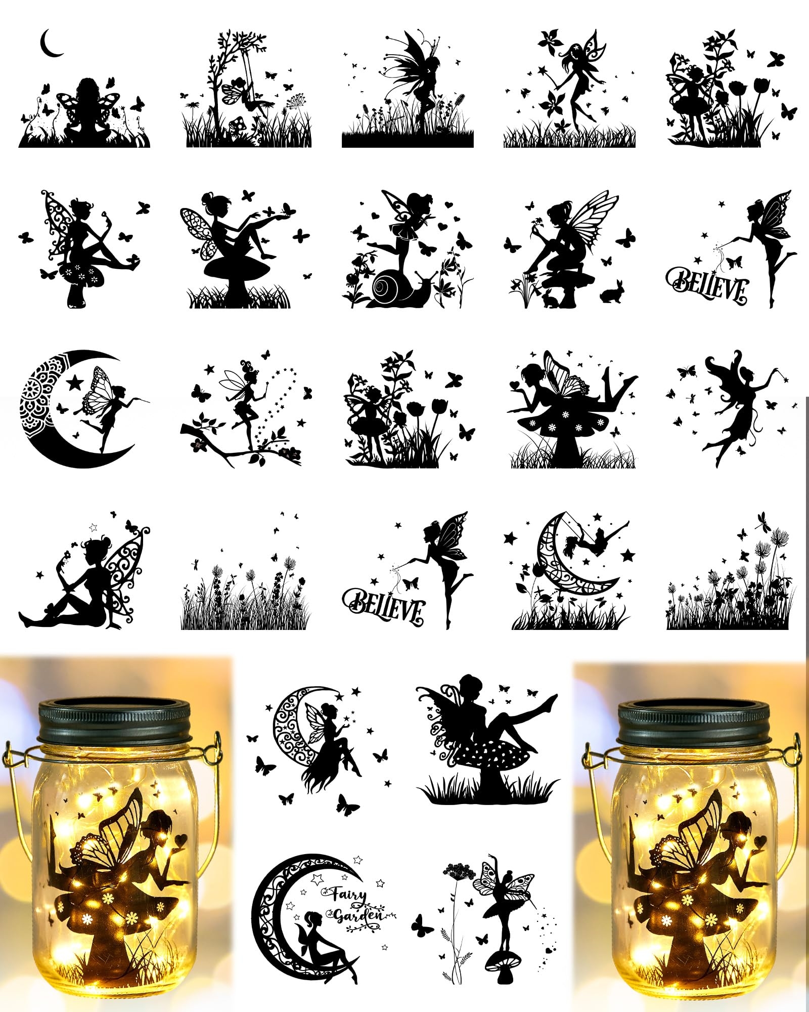 Free Printable Fairy Cutouts