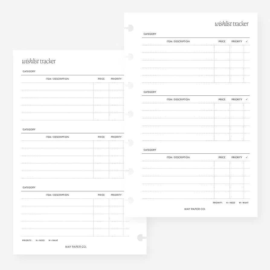 Free Happy Planner Refills Printable