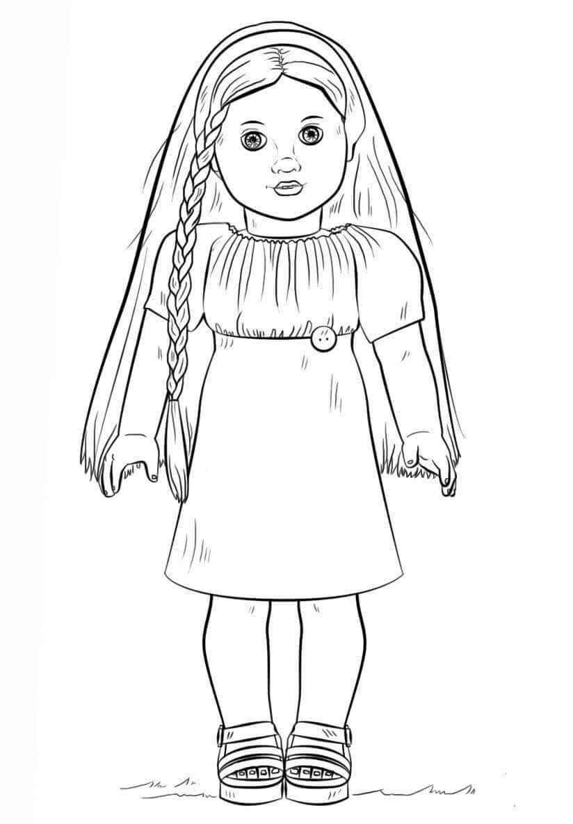 American Girl Doll Coloring Pages Printable Coloring Pages