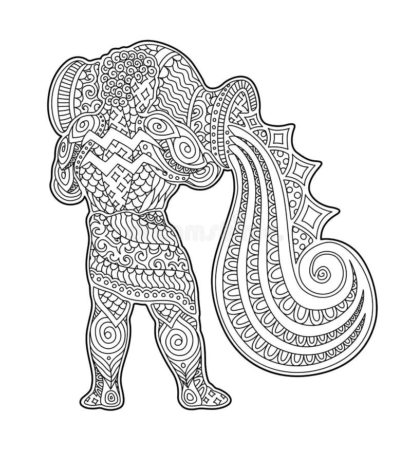 Aquarius Coloring Page Stock Illustrations 93 Aquarius Coloring Page Stock Illustrations Vectors Clipart Dreamstime