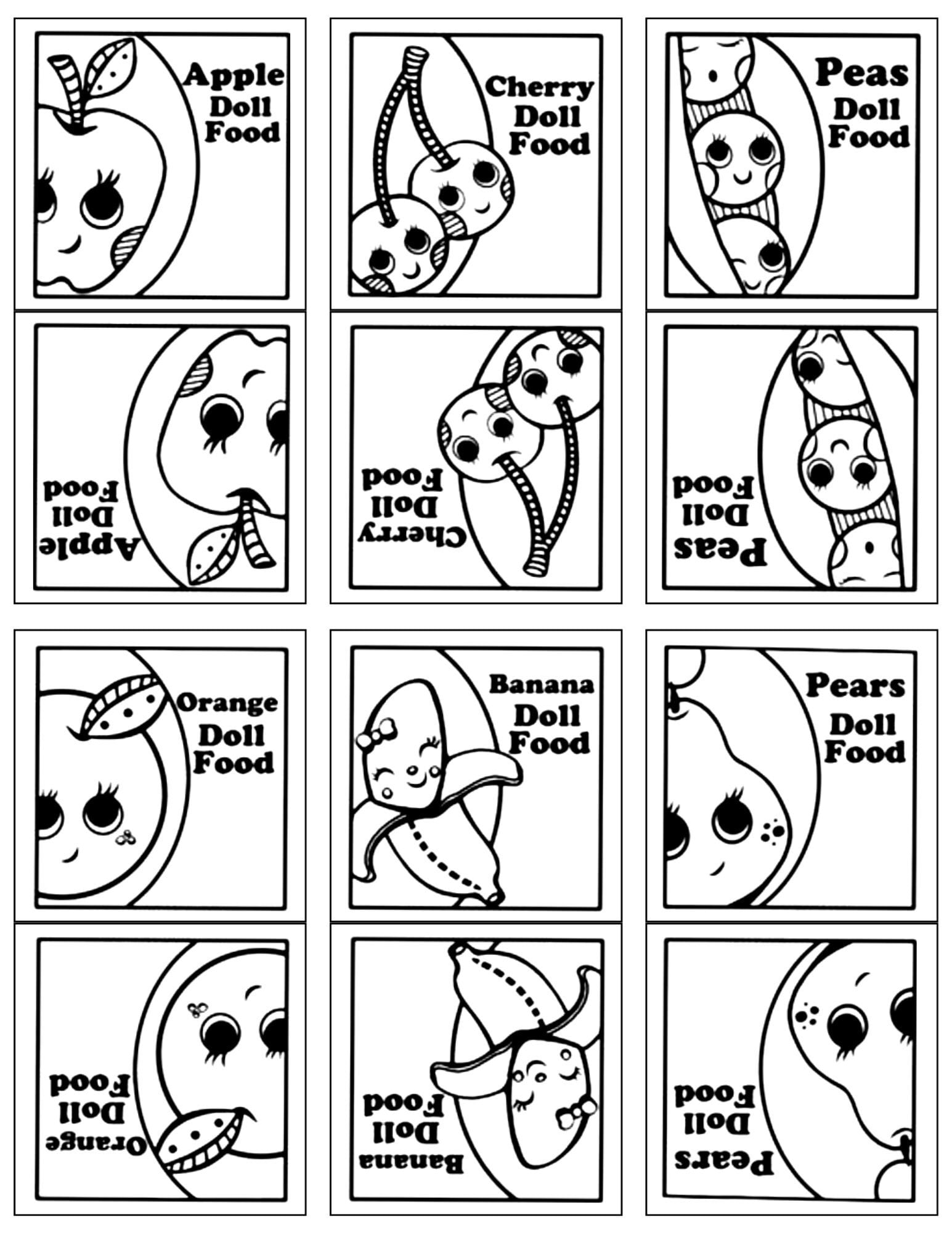 Baby Alive Food Packets Baby Alive Accessories Baby Alive Food Coloring Sheet Baby Alive Medicine Packets Apple Cherry Peas Etsy