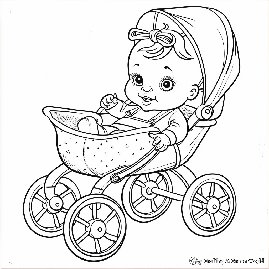 Baby Doll Coloring Pages Free Printable 