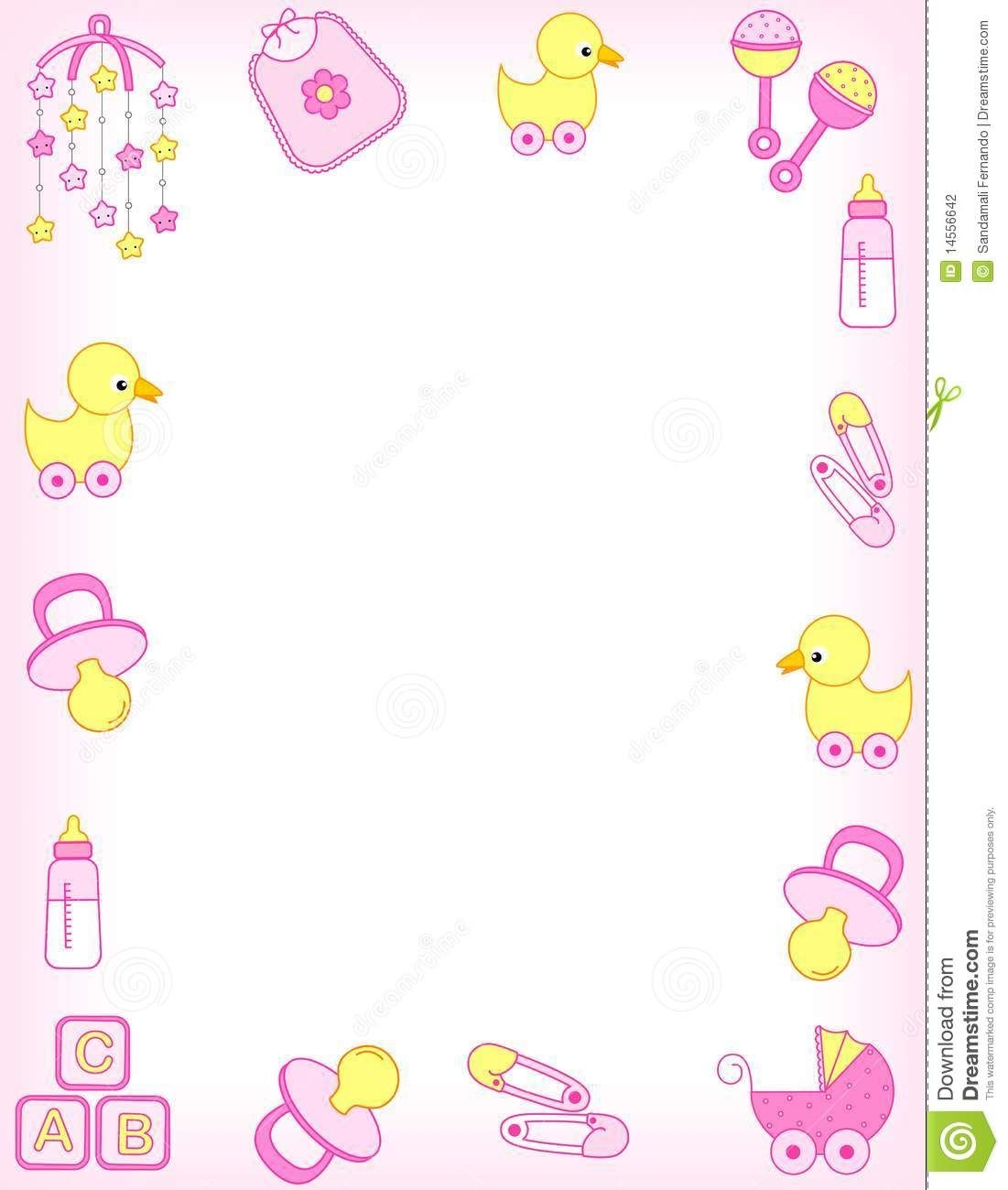 Free Printable Baby Borders