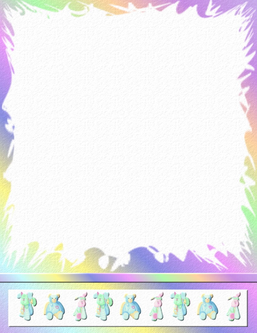 Baby Themed FREE Stationery Template Downloads