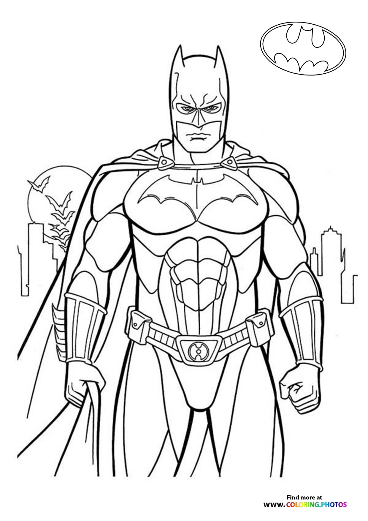 Batman Coloring Pages Free And Easy Print Or Download For Your Kids
