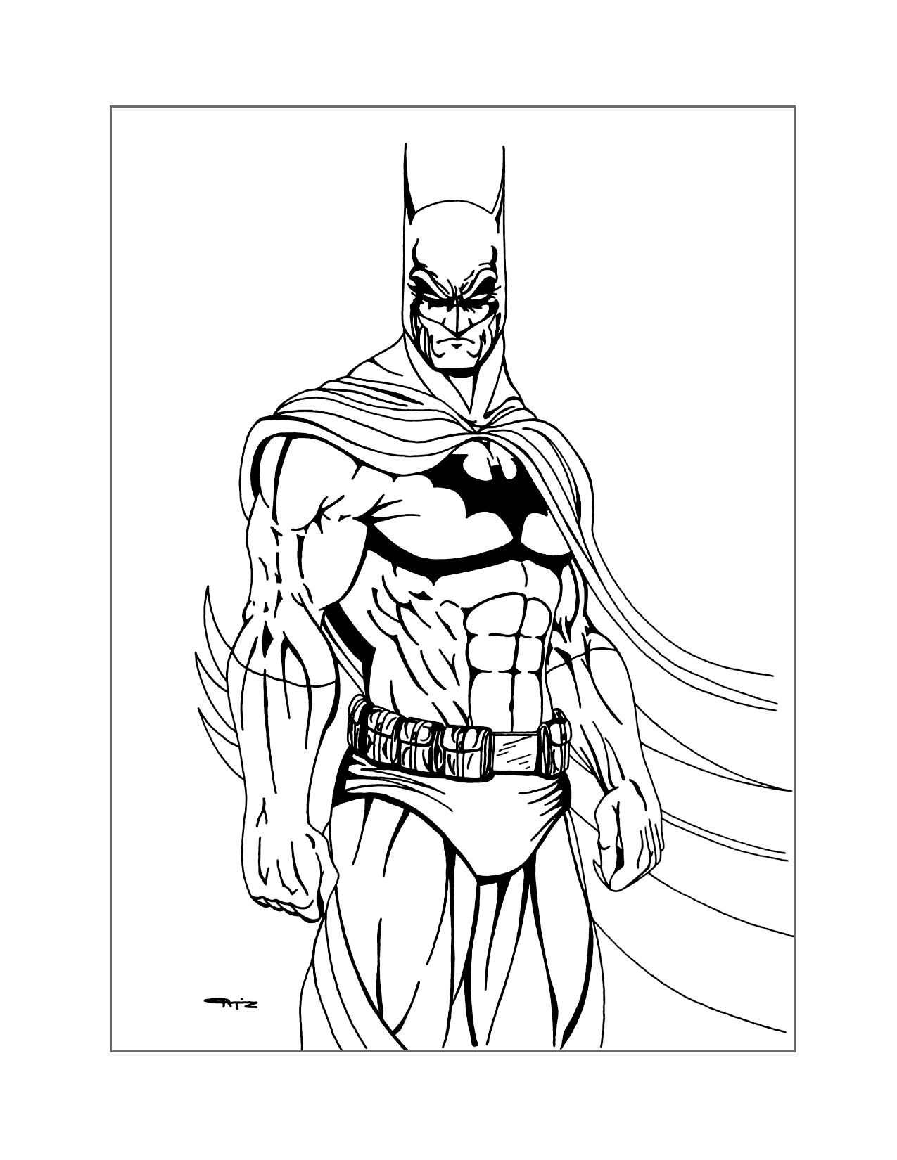 Batman Coloring Pages Printable Coloring Pages