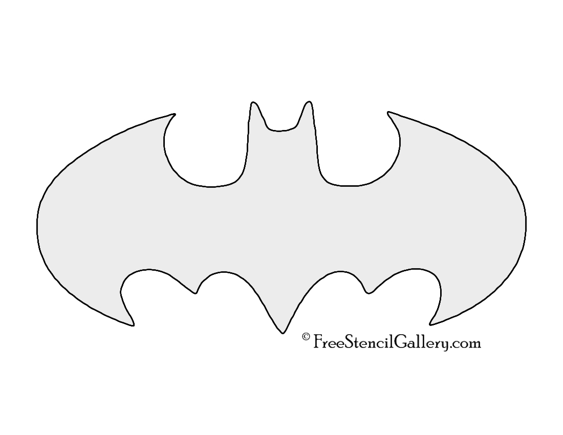 Batman Symbol Stencil Free Stencil Gallery