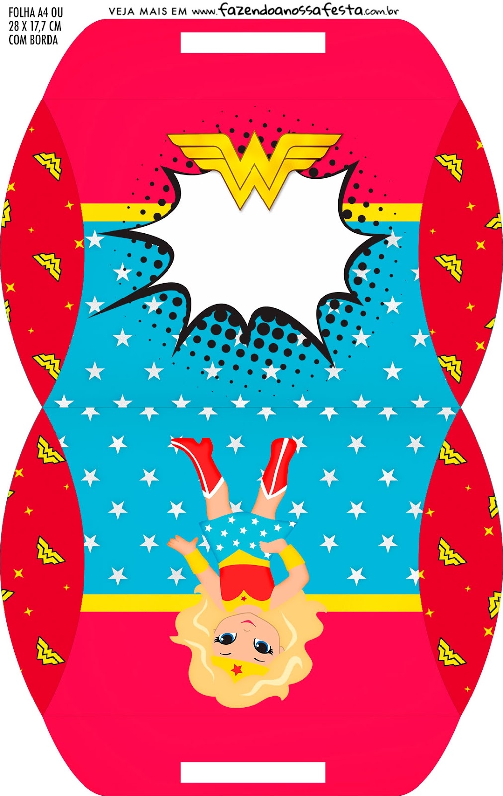 Blondie Wonder Woman Free Printable Boxes Oh My Fiesta For Geeks