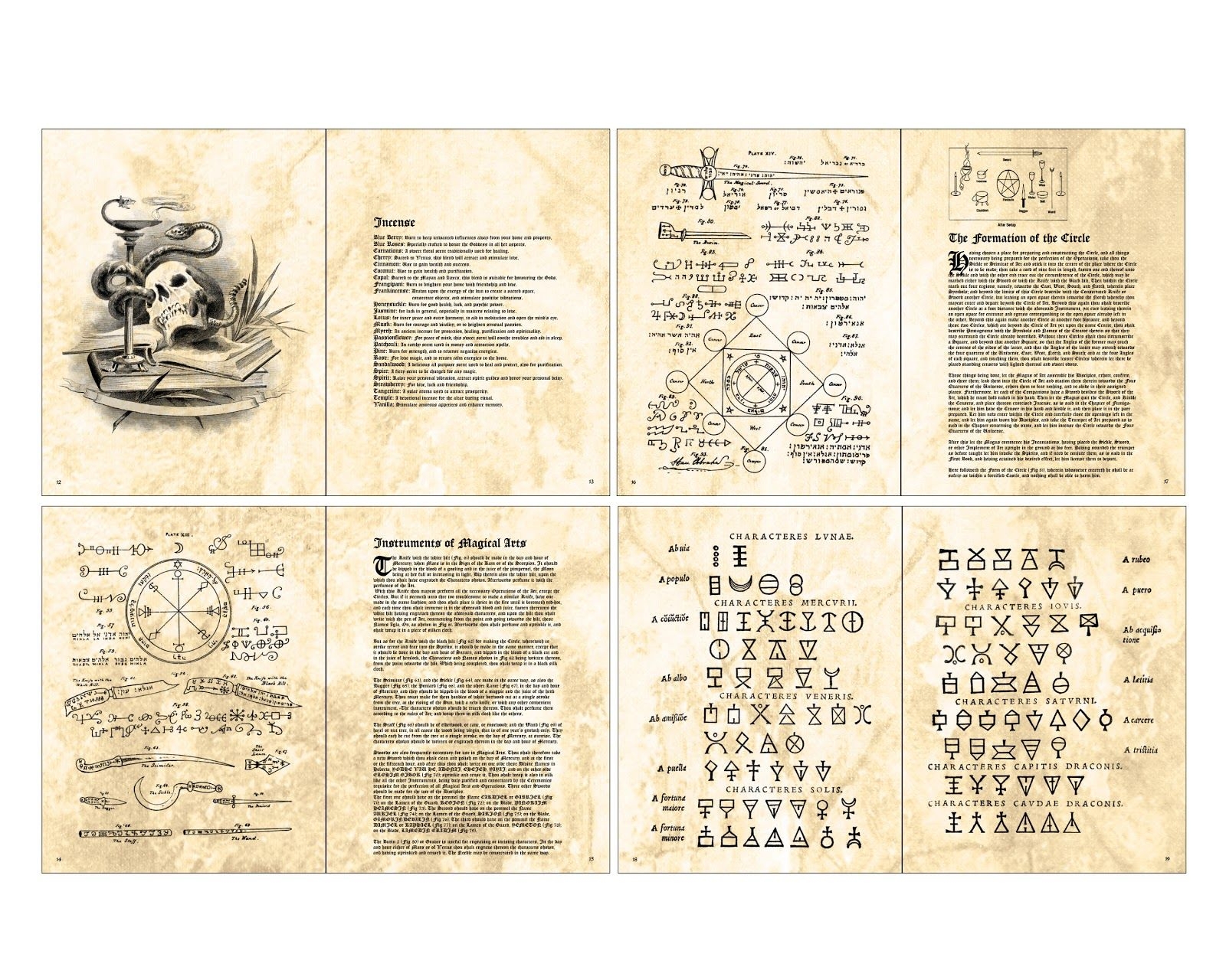 Harry Potter Spells Free Printables